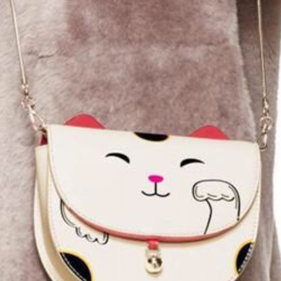 ❣️SOLD❣️ • Tonti Street • Lucky Cat Crossbody - Picture 4 of 5